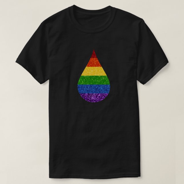 Camiseta LGBT - Arco-Íris LGBT (Frente do Design)