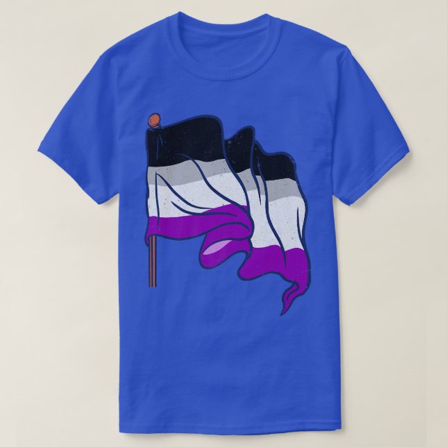 Camiseta Lgbt Aseuality Flag Ace Orgulho de Direitos Humano (Frente do Design)
