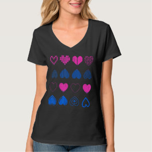 Camiseta Lgbt Bisexuality Flag Heart Bi Pride Month Bisexu