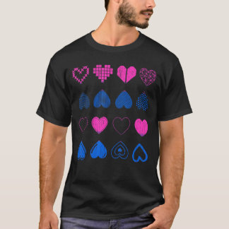 Camiseta Lgbt Bisexuality Flag Heart Bi Pride Month Bisexu