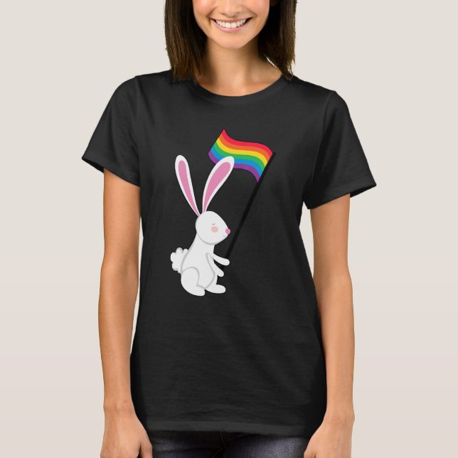 Camiseta Lgbt Bunny Lgbtq 1 (Frente)