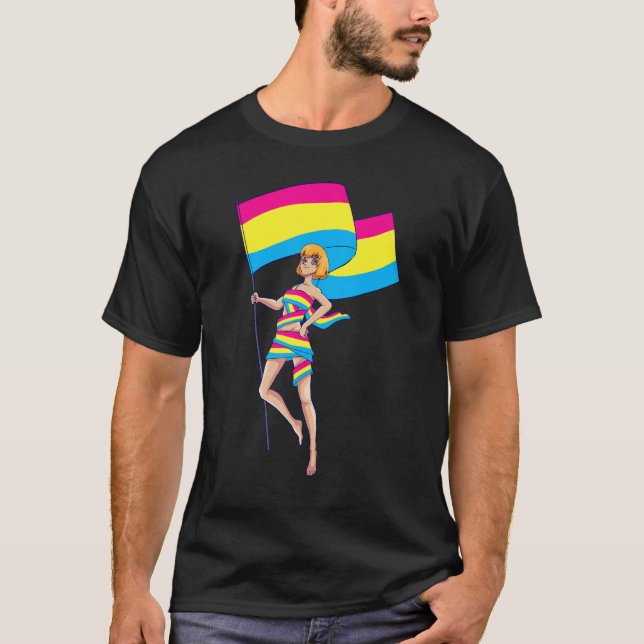 Camiseta Lgbt do Orgulho Pansexual (Frente)