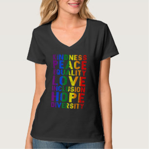Camiseta Lgbt Gay bondade bondade Paz Amor Igualdade Humana
