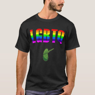 Camiseta LGBT Gay de Lésbica bissexual Fila de Orgulho Tran
