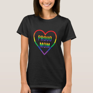 Camiseta Lgbt Gay de Orgulho Mãe Lgbtq Fila Lésbica