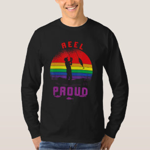 Camiseta Lgbt Gay de pesca da roleta de pesca contra esguic