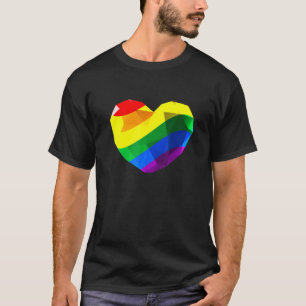 Camiseta Lgbt Gay Lésbica Orgulho Csd 3d Coração