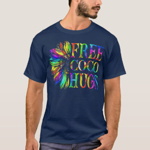 Camiseta LGBT Grátis Abraços de Coco LGBT Orgulho LGBT Mês