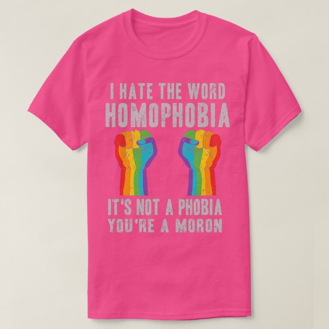 Camiseta Lgbt Homofobia Gay Design Para Qualquer Gay Ou Lés (Frente do Design)