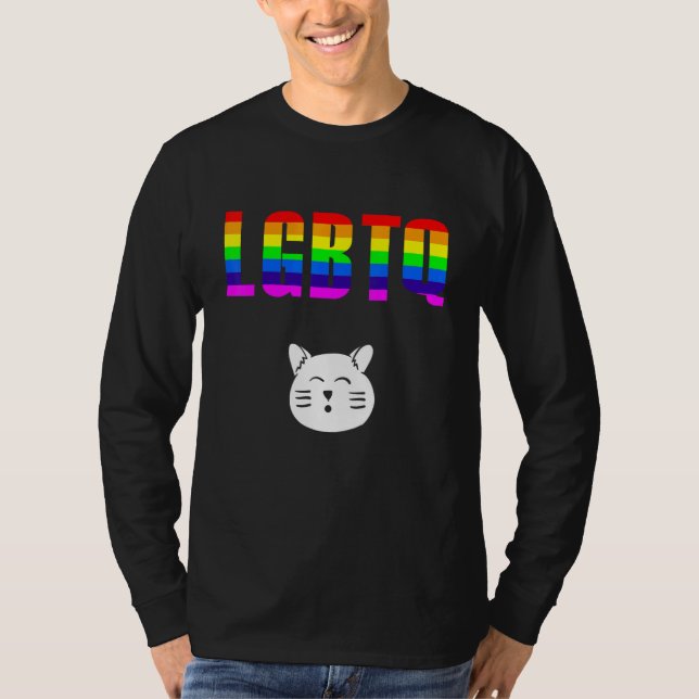 Camiseta LGBT Lesbian Gay Bisexual Transgender Pride Queer  (Frente)