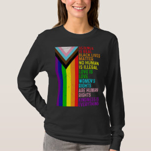 Camiseta Lgbt Lésbica Gay Science É Real Blm Love Is Love