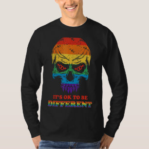 Camiseta Lgbt Lgbtq Ally Pride Cores Arco-Íris Retro Vintag