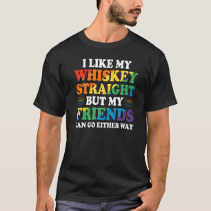 Camiseta Lgbt Lgbtq Ally Pride Cores Arco-Íris Retro Vintag