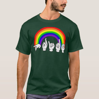 Camiseta LGBT - Linguagem de Sinais