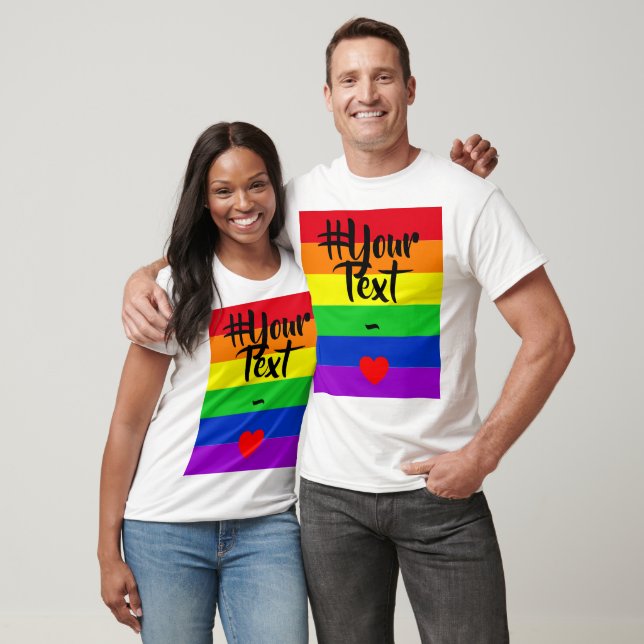 Camiseta #LGBT #love #orgulde #gay #liberdade #parada (Unissex)