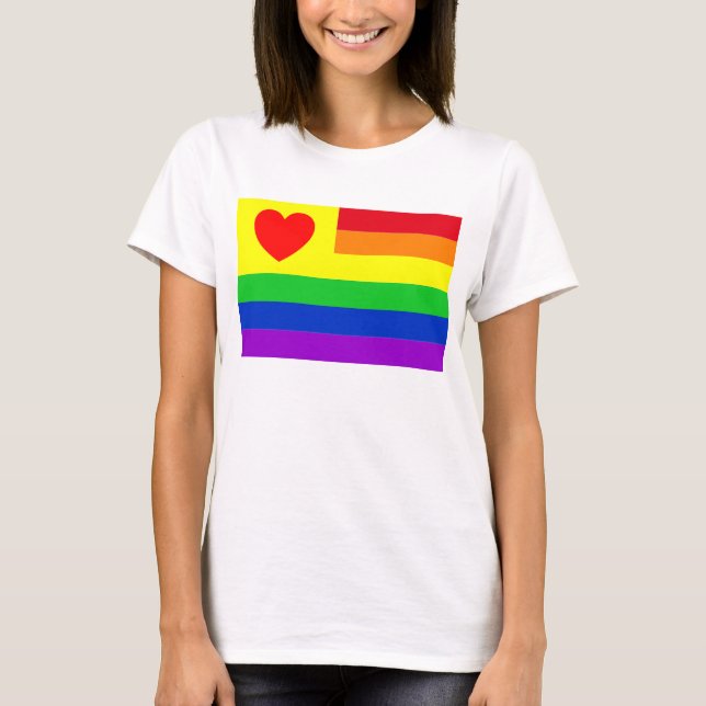 Camiseta #LGBT #love #orgulde #gay #liberdade #parada (Frente)
