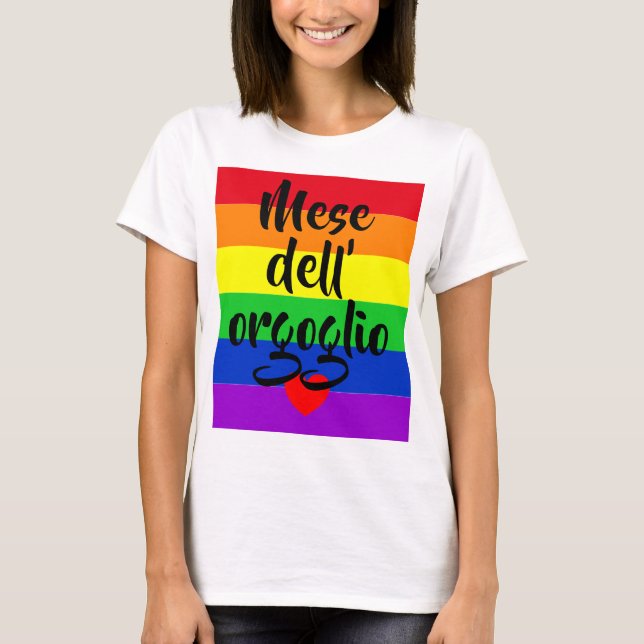 Camiseta #LGBT #love #orgulde #gay #liberdade #parada (Frente)