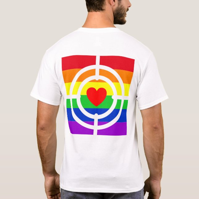 Camiseta #LGBT #love #orgulde #gay #liberdade #parada (Verso)