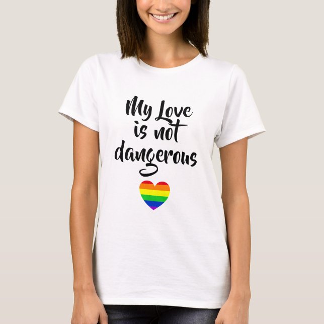 Camiseta #LGBT #love #orgulde #gay #liberdade #parada (Frente)
