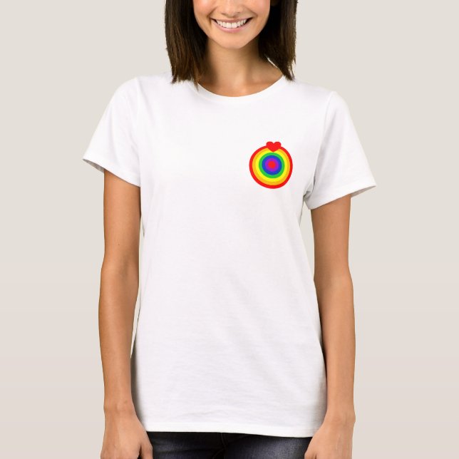 Camiseta #LGBT #love #orgulde #gay #liberdade #parada (Frente)