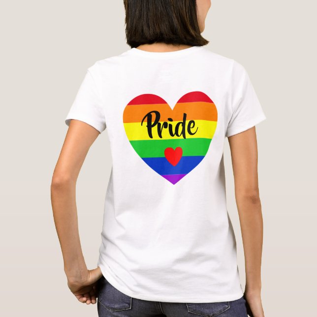 Camiseta #LGBT #love #orgulde #gay #liberdade #parada (Verso)