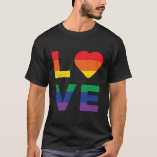 Camiseta Lgbt Love Rainbow Gay Flag Namorados Month
