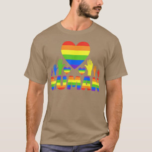 Camiseta LGBT Mês Orgulho LGBT - Lisbianos e Gay T-Shi