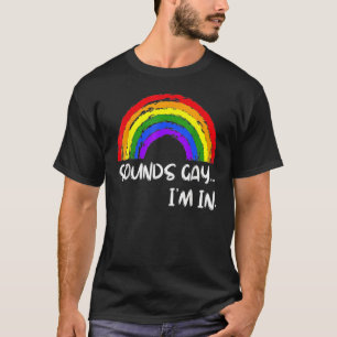 Camiseta Lgbt O Orgulho Arco Arco Soa Gay, Estou Em Perturb