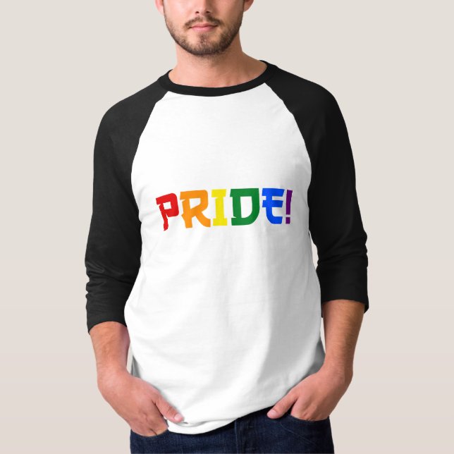 Camiseta LGBT - Orgulho do arco-íris - Topo (Frente)