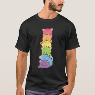 Camiseta LGBT Orgulho gay do Arco-Íris Cujo Sinalizador Kaw