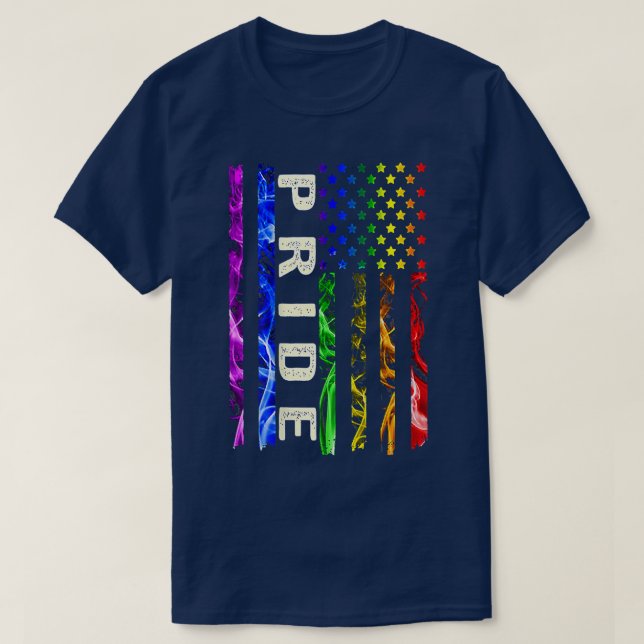 Camiseta Lgbt Orgulho gay Flaggay Pride 2022 Costume Legal  (Frente do Design)