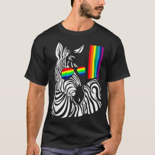 Camiseta LGBT Orgulho gay LGBTQ Sinalizador do arco-íris