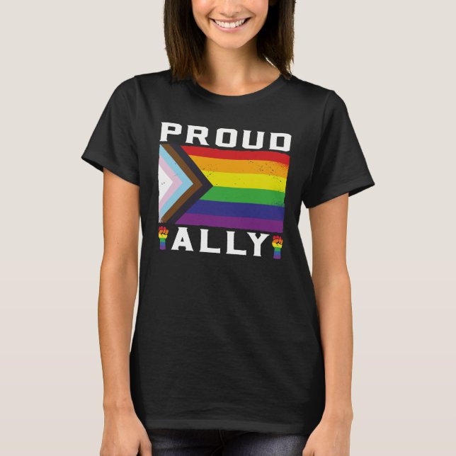 Camiseta LGBT Orgulho gay Mês Orgulhoso (Frente)
