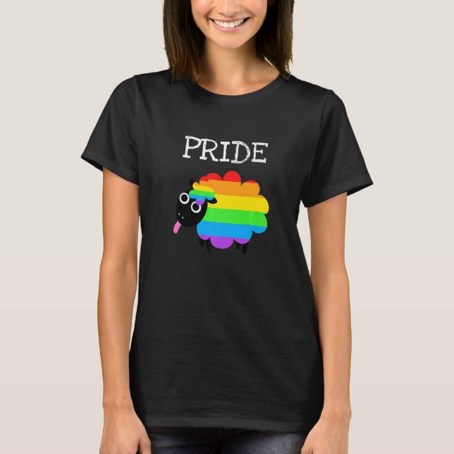 Camiseta Lgbt Orgulho gay Rainbow Lgbtq Cute (Frente)