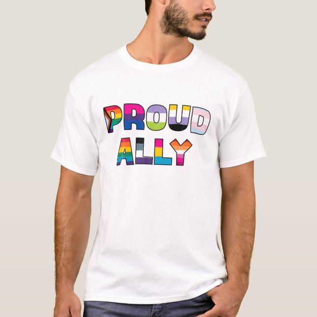 Camiseta LGBT Orgulho LGBT Ally Pride Ally Orgulho LGBT All (Frente)