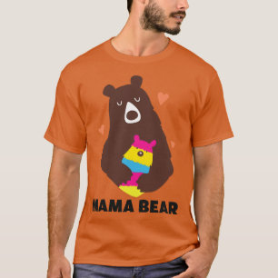Camiseta LGBT: Orgulho Pan do Urso da Mamãe