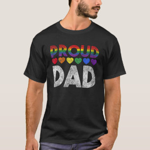 Camiseta LGBT Pai orgulhoso