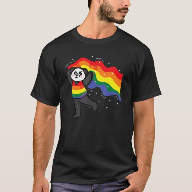 Camiseta Lgbt Panda Lgbt (Frente)