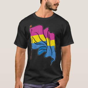 Camiseta Lgbt Pansexuality Flag Pan Pride Direitos Humanos