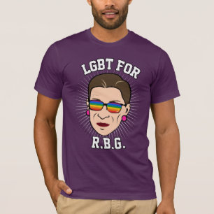 Camiseta LGBT para RBG - Orgulho de Ruth Bader Ginsburg