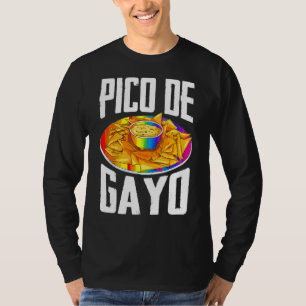 Camiseta Lgbt Pico De Gayo Orgulho gay Gay Arco-Íris 2