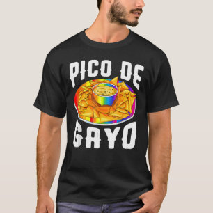 Camiseta Lgbt Pico De Gayo Orgulho gay Gay Rainbow