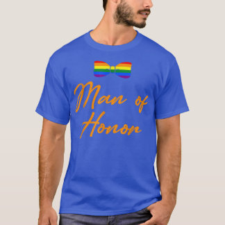 Camiseta Lgbt Pride Gay Bachelor Partido Homem De Honra Eng