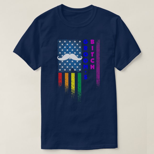 Camiseta Lgbt Pride Gay Bachelor Party Engagement1347  (Frente do Design)