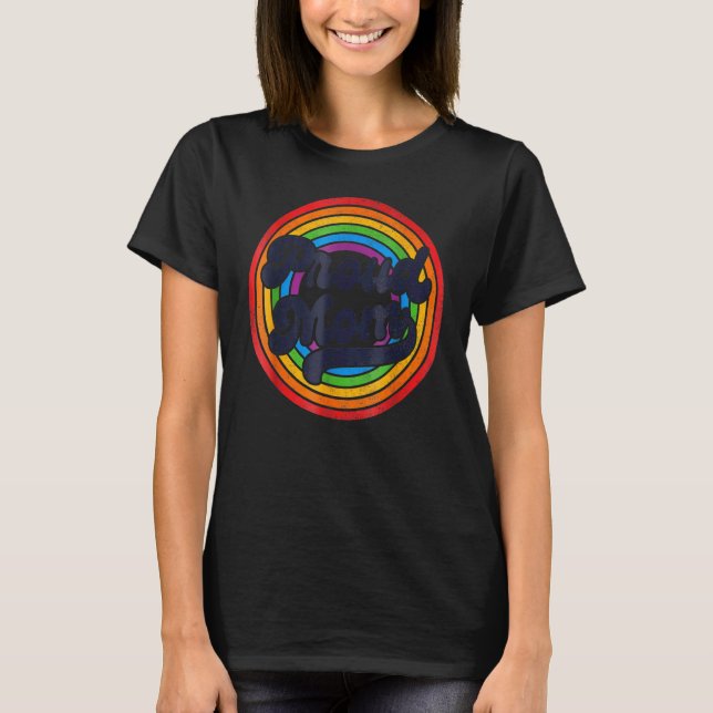 Camiseta Lgbt Proud Mom, Gay Pride Lgbt Ally Rainbow, Mothe (Frente)