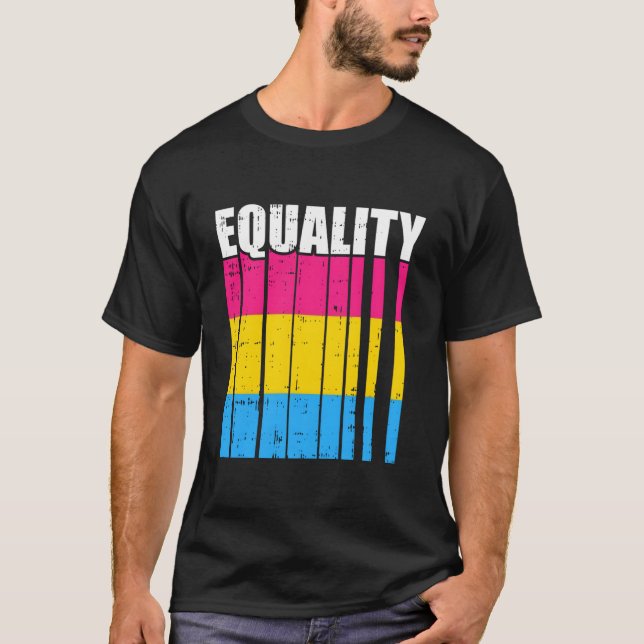 Camiseta Lgbt-Q Equality Panual Lgbt-Q Ally Rainbow Flag (Frente)