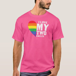 Camiseta Lgbt Queer Prier Movimento Social Ame Meu Dois Tio