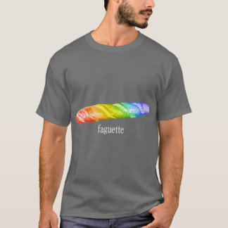 Camiseta Lgbt Rainbow Baguette Faguette Lgbt Bread retro