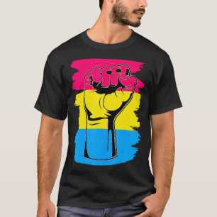 Camiseta Lgbt Resiste À Primeira Vintagem Maneira Pansexual