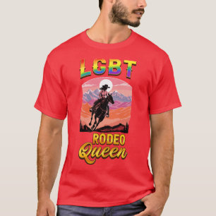 Camiseta LGBT Rodeo I Equestre I Cavaleiro Ventilador